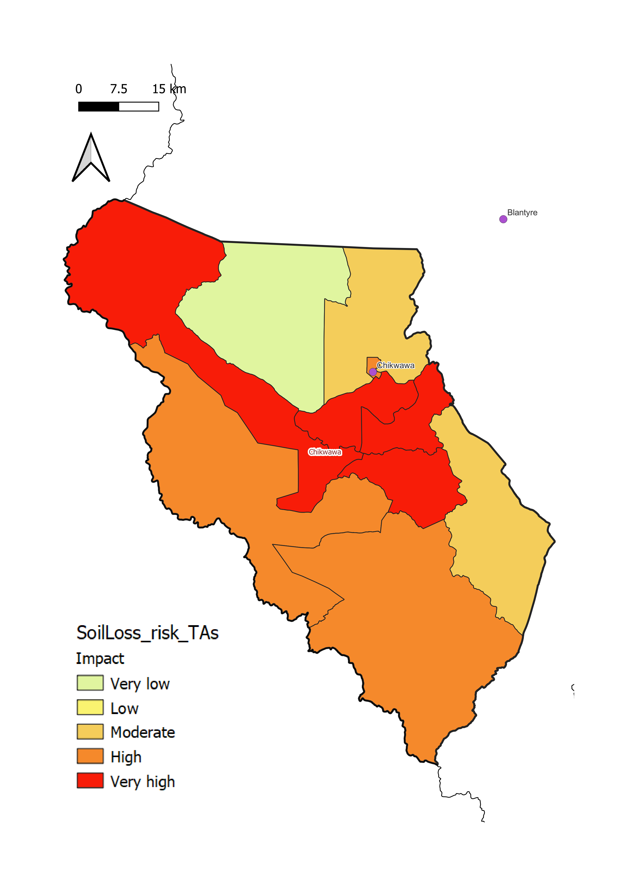 Chikwawa District soil loss impact