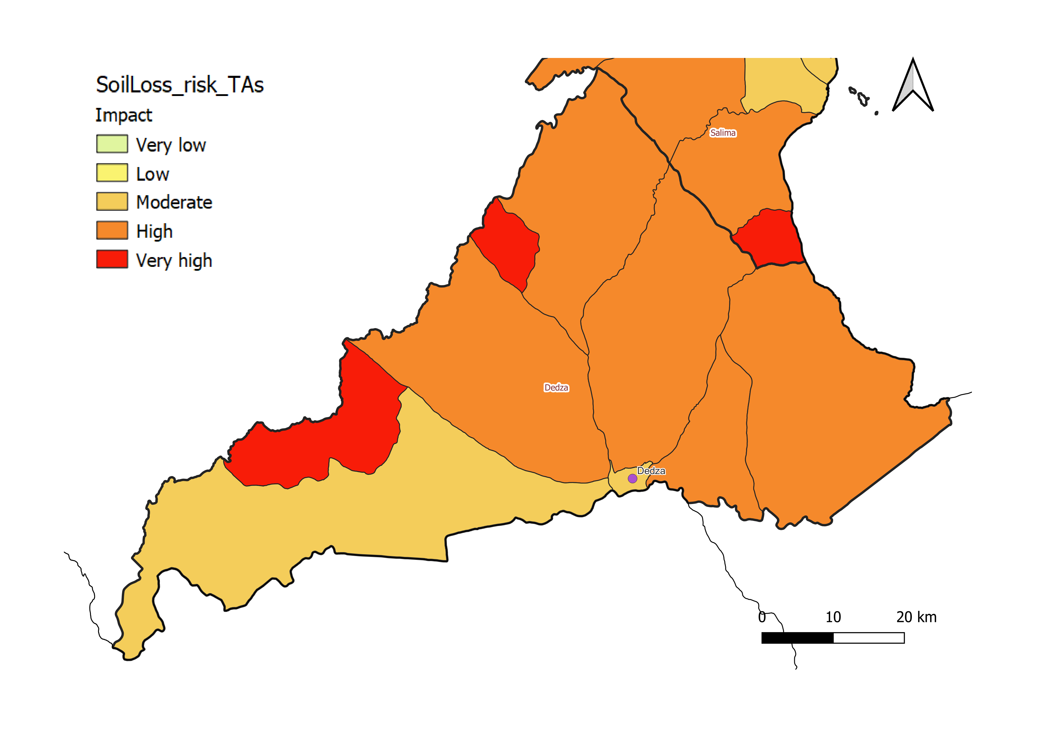 Dedza District soil loss impact