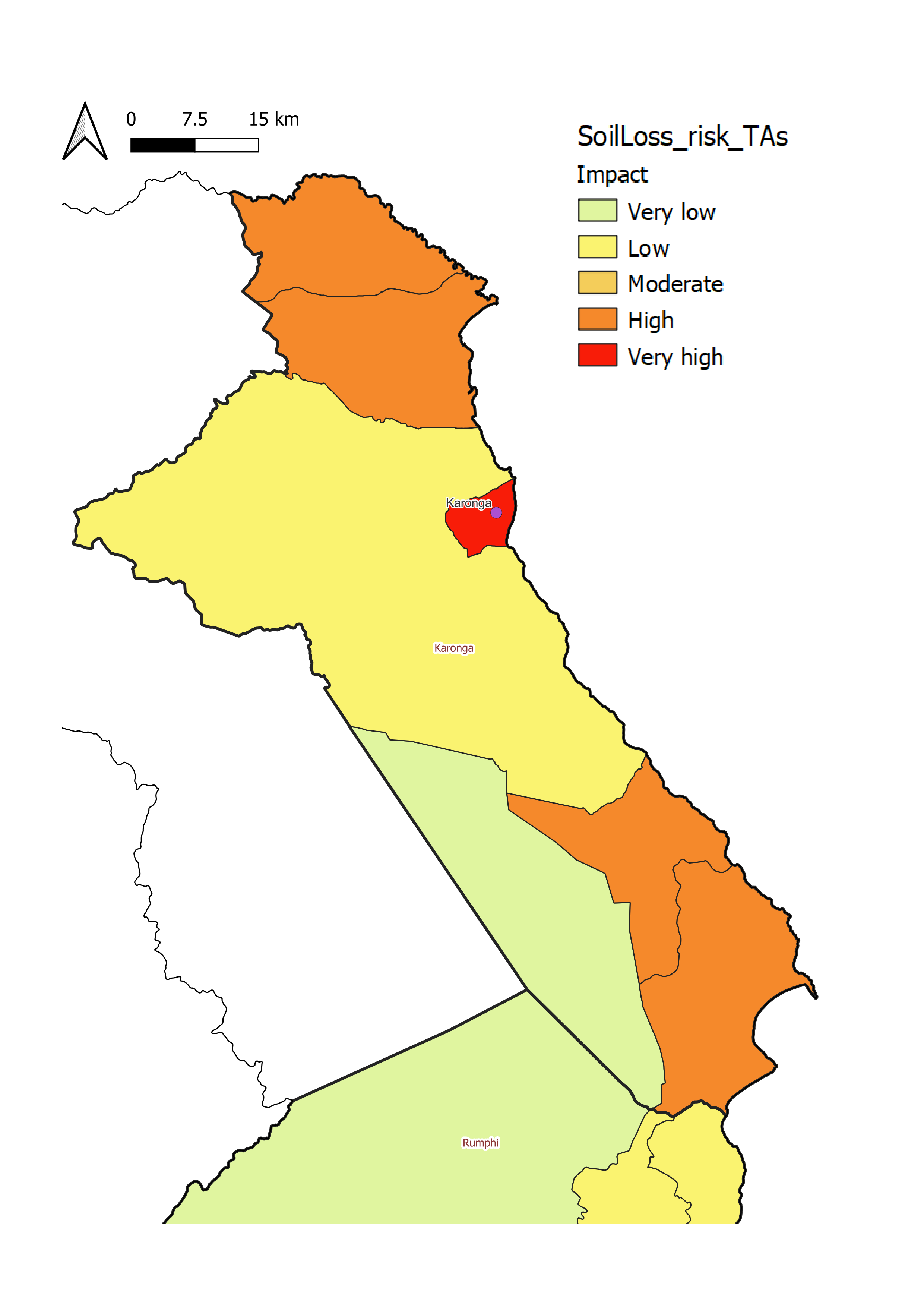 Karonga District soil loss impact