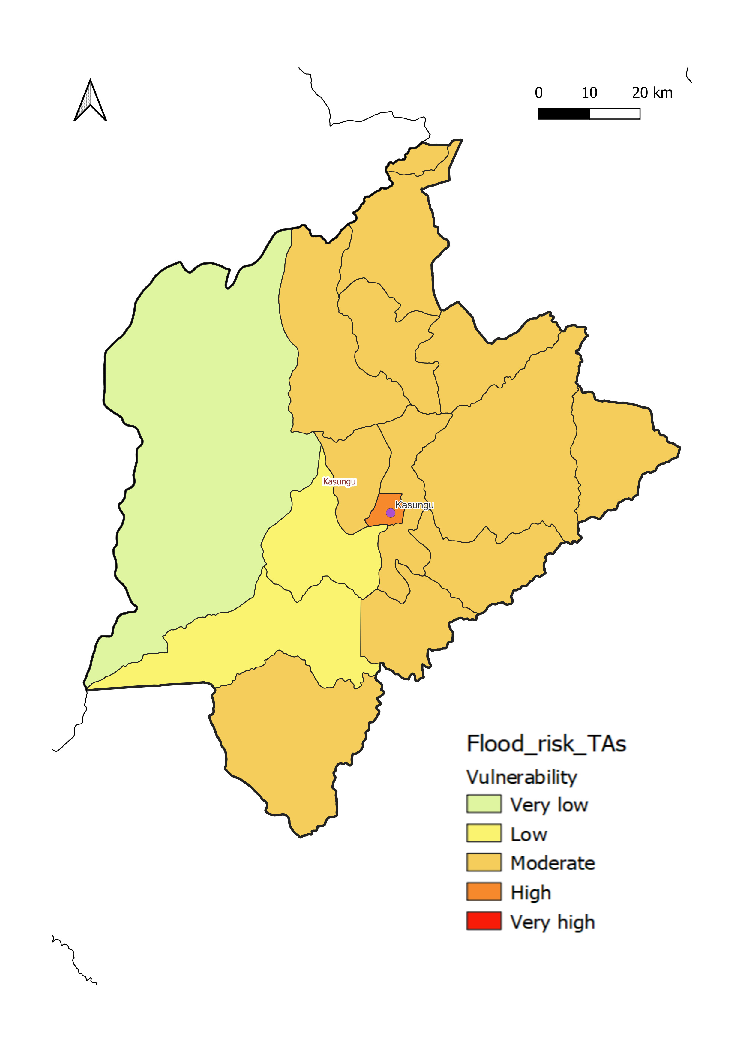 Kasungu District flood vulnerability