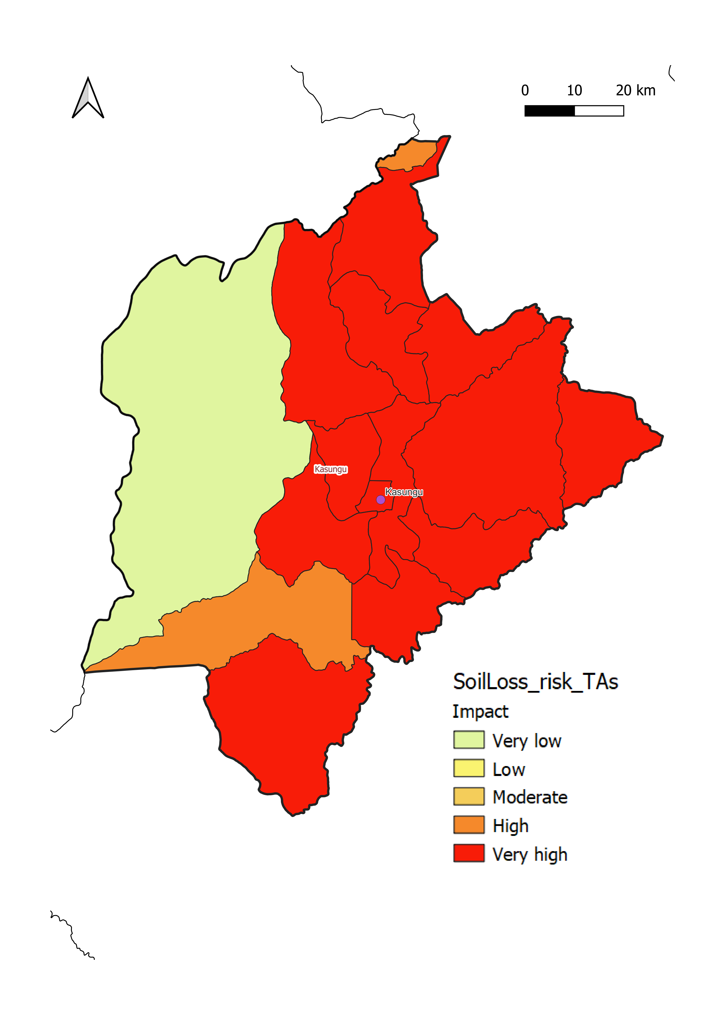 Kasunga District soil loss impact