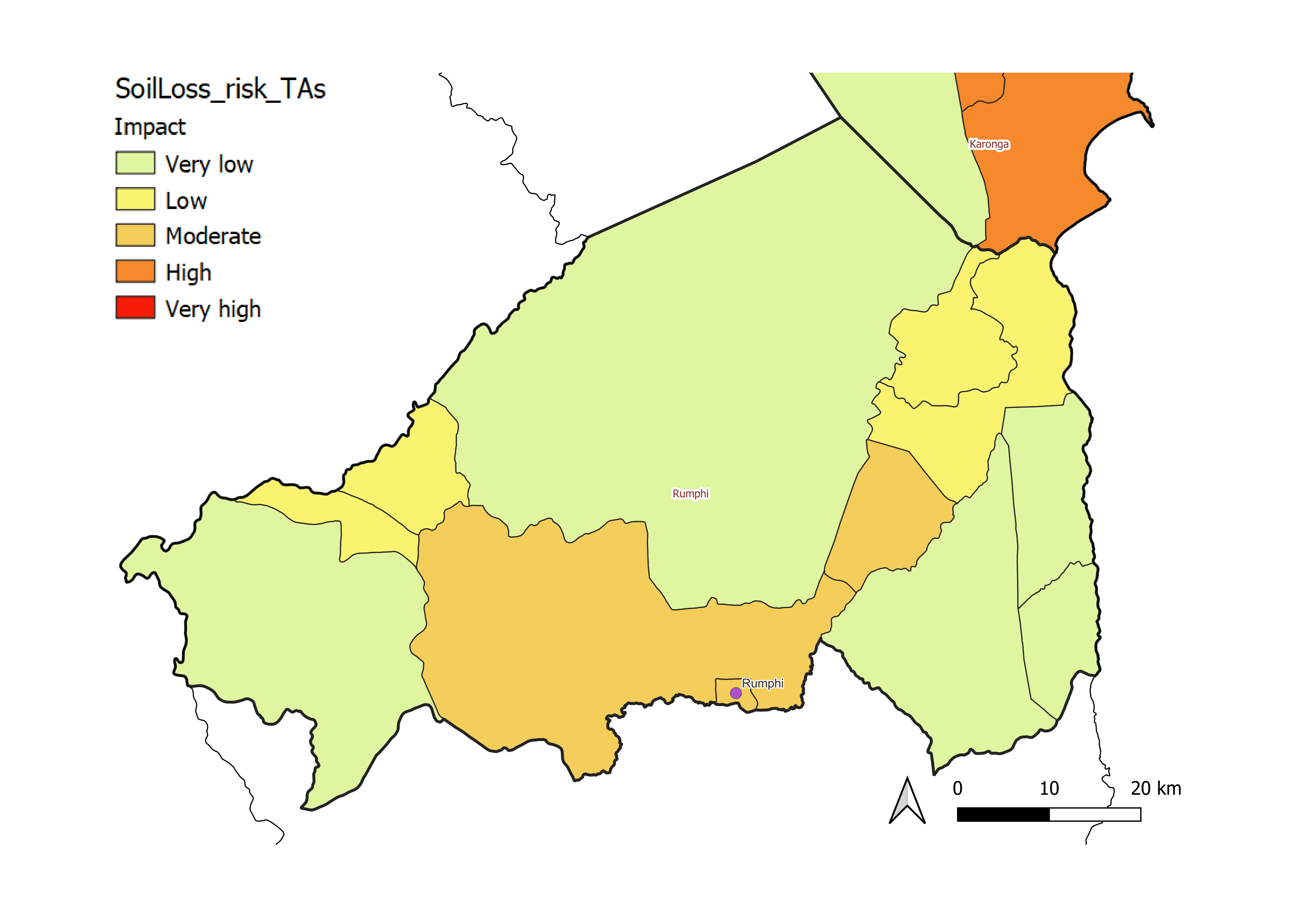 Rumphi District soil loss impact