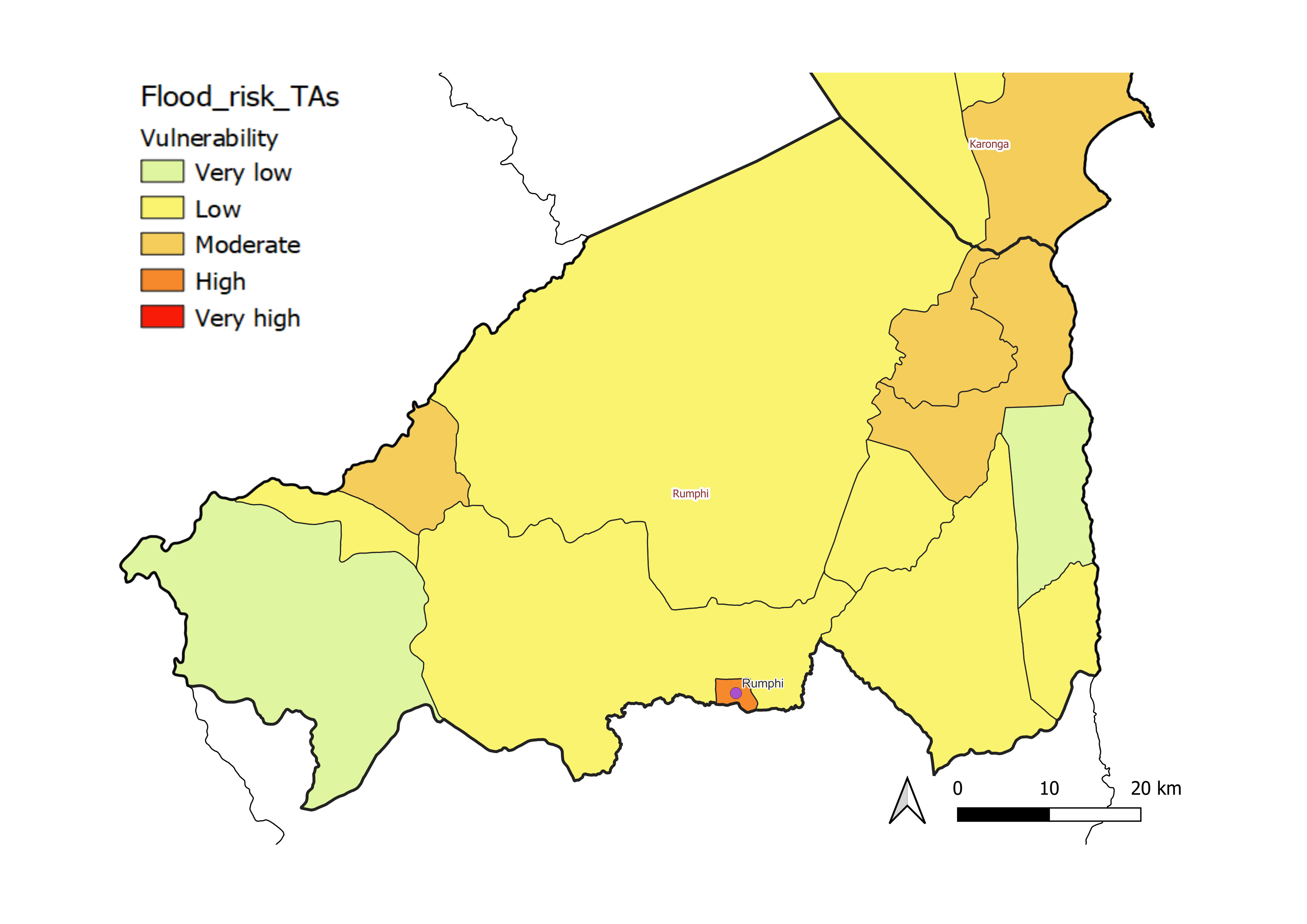 Rumphi District flood vulnerability
