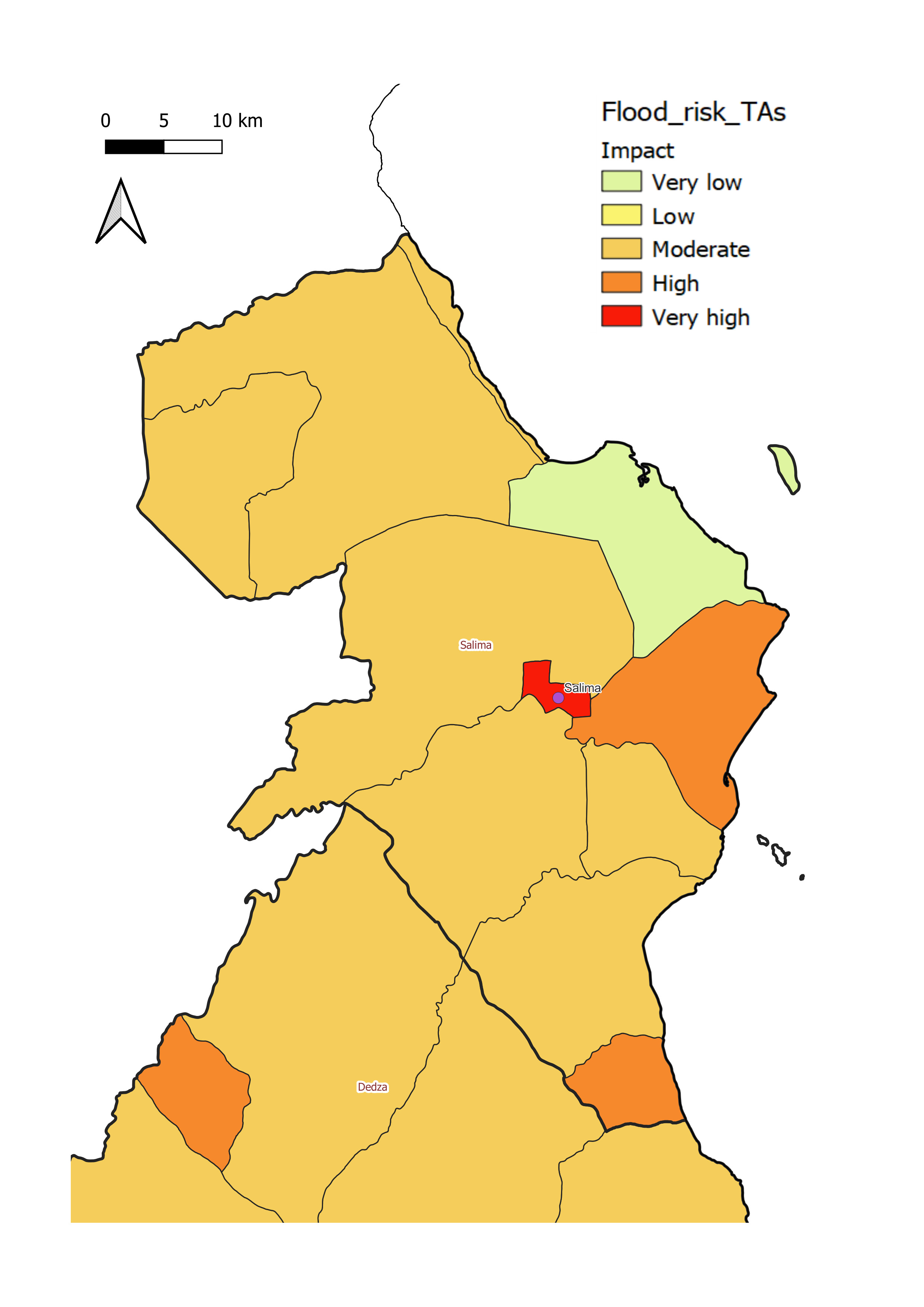Salima District flood impact